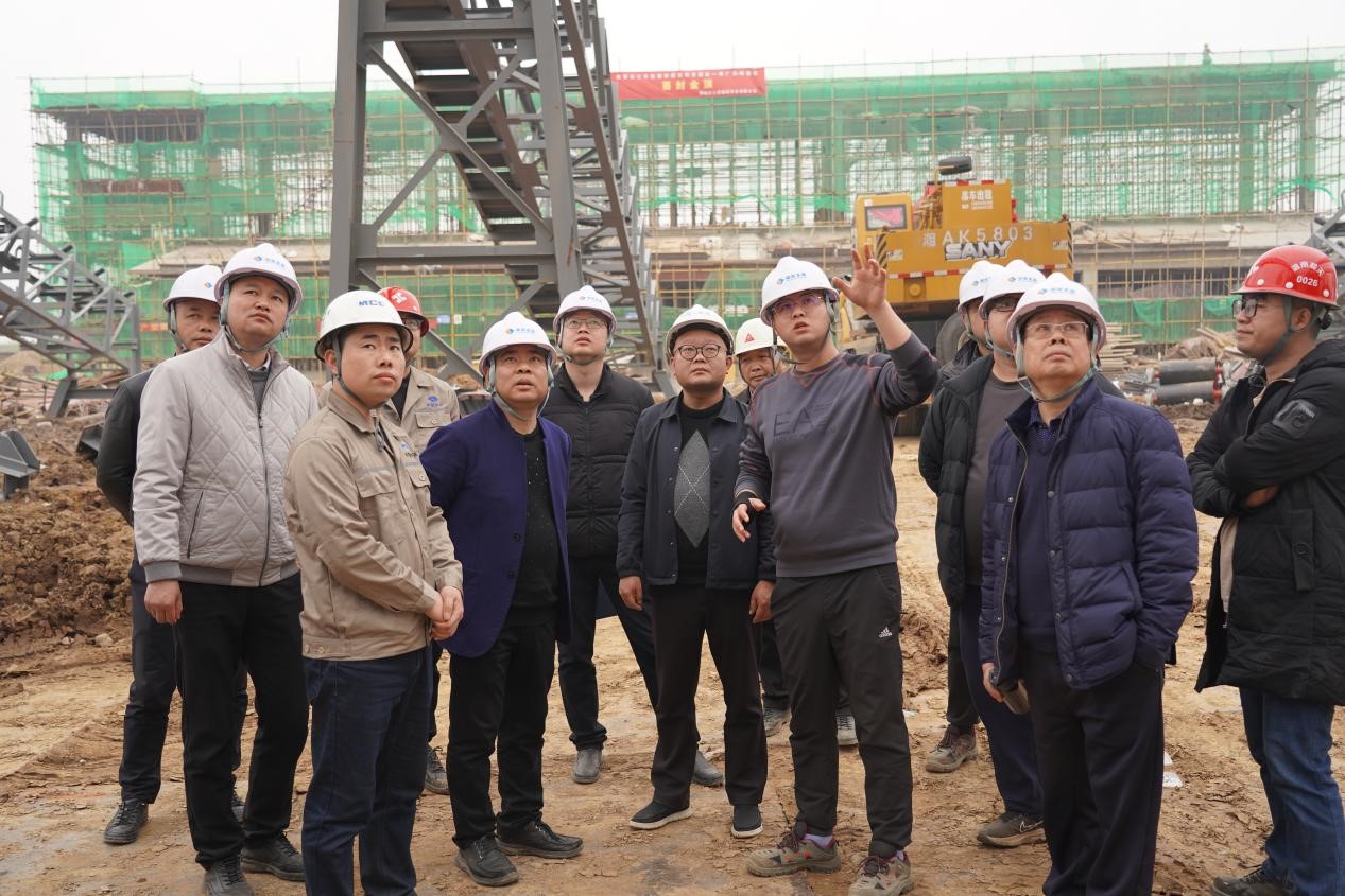 沅江市市长罗必胜调研米乐m6沅江机制砂和砂石集散中心建设项目